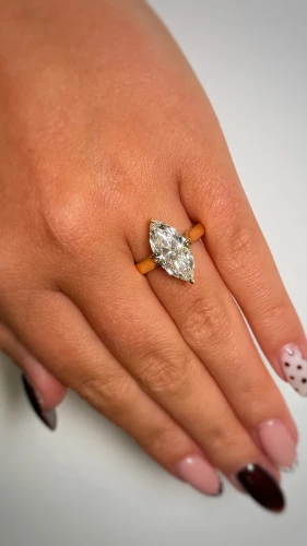 Classic Marquise Lab Diamond Ring