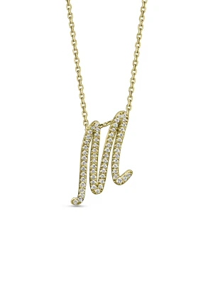 Small Diamond Italic Initial
