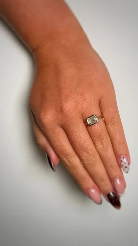 Emerald-cut Bezel-Set Solitaire Lab Diamond Ring